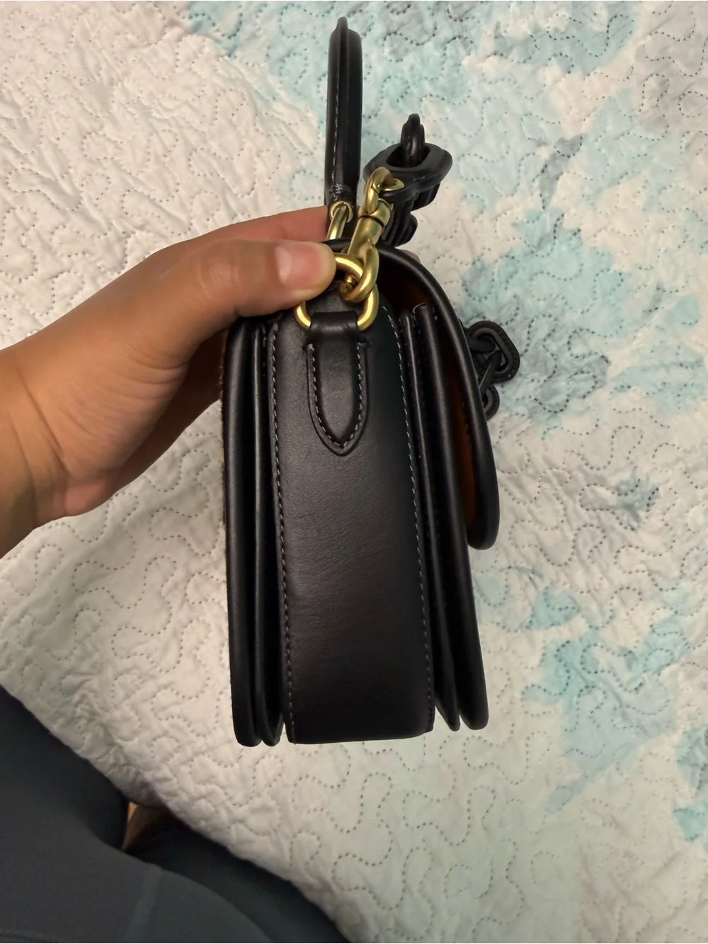 coach large rouge top handle